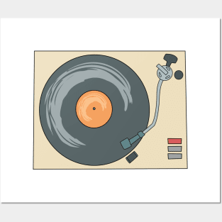 Vintage Vinyl Recorder - Cool Design Posters and Art